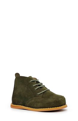 TIPPY TOTS SHOES Suede Lace-Up Boot in Olive