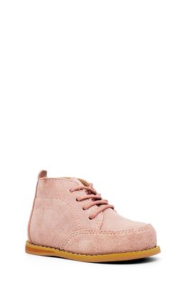 TIPPY TOTS SHOES Suede Lace-Up Boot in Pink