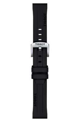 Tissot 18mm Silicone Watchband in Black