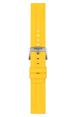 Tissot 22mm Silicone Watchband in Yellow