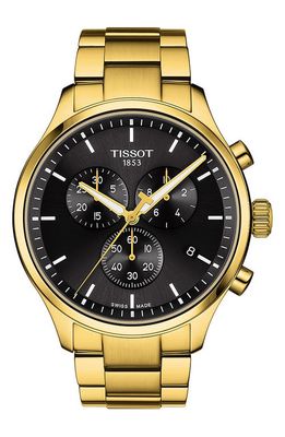 Tissot Chrono XL Chronograph Bracelet Watch, 45mm in Black 