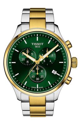 Tissot Chrono XL Chronograph Bracelet Watch, 45mm in Green 