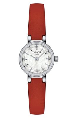 Tissot Lovely Round Leather Strap Watch