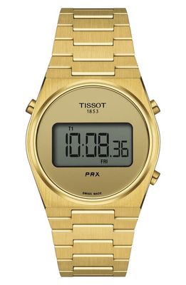 Tissot PRX Digital Bracelet Watch, 35mm in Gold 