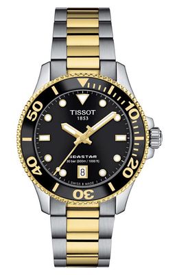 Tissot Seastar 1000 Bracelet Watch, 36mm in Black 