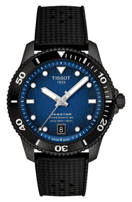 Tissot Seastar 1000 Powermatic 80 Bracelet Watch, 40mm in Blue 