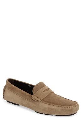 To Boot New York Mitchum Driving Shoe in Taupe Suede