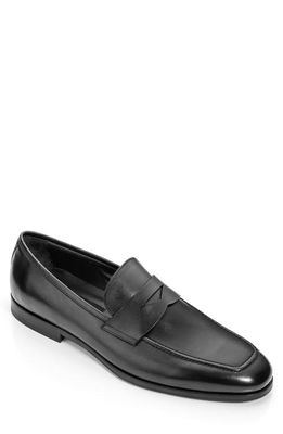 TO BOOT NEW YORK Ronny Penny Loafer in Butterfly Nero Luc 