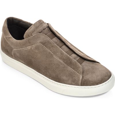 TO BOOT NEW YORK Stone Slip-On Sneaker in Taupe Suede 