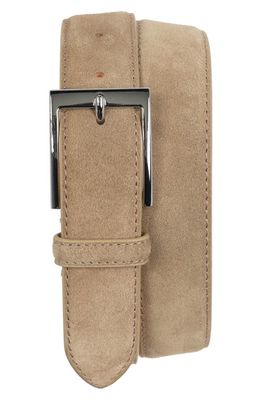 TO BOOT NEW YORK Suede Belt in Taupe 