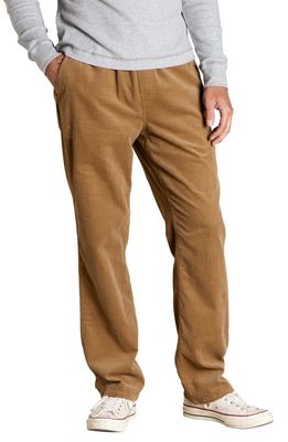 Toad & Co Scouter Cord Organic Cotton Corduroy Pants in Honey Brown
