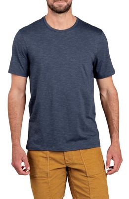 Toad & Co Tempo Crewneck T-Shirt in True Navy