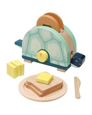 Toasty Turtle Pretend Play Cooking Wooden Toy Set