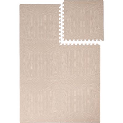 Toddlekind FoamPuzzle Baby Play Mat<br /> in Latte 