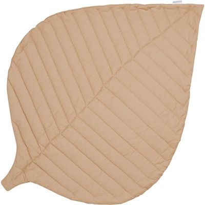 Toddlekind Organic Cotton Leaf Play Mat in Sandstone 