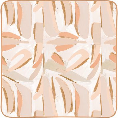 Toddlekind Portable Organic Cotton Play Mat in Peach Skies