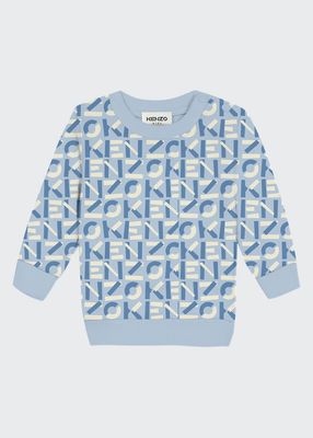 Toddler Boys' Monogram Print Sweatshirt