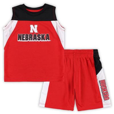 Toddler Colosseum Scarlet Nebraska Huskers Ozone Tank Top & Shorts Set