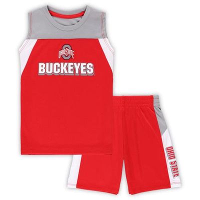 Toddler Colosseum Scarlet Ohio State Buckeyes Ozone Tank Top & Shorts Set