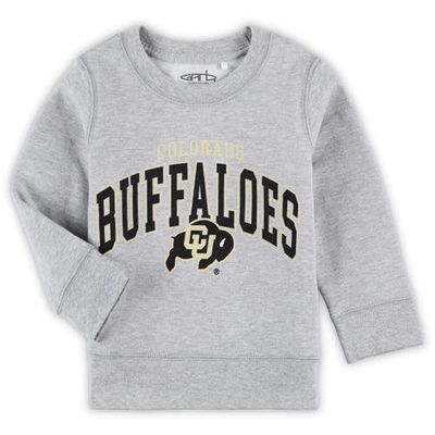 Toddler Garb Gray Colorado Buffaloes Cruz Pullover Sweatshirt