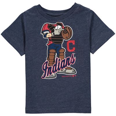 Toddler Navy Cleveland Indians Logo T-Shirt