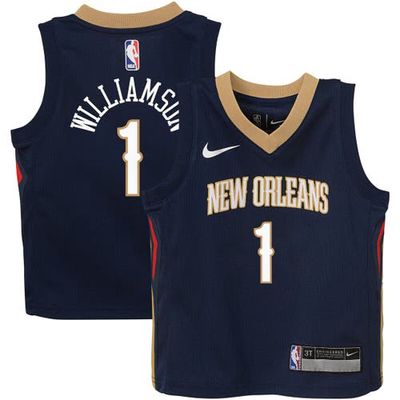 Toddler Nike Zion Williamson Navy New Orleans Pelicans Swingman Player Jersey - Icon Edition