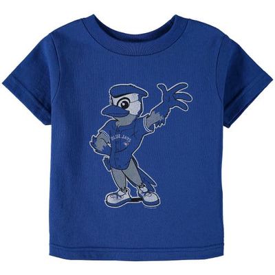 Toddler Soft as a Grape Royal Toronto Blue Jays Distressed Mascot T-Shirt