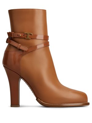 Tod's 105mm leather ankle boots - 1O94