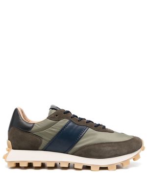 Tod's 1T rubber-pebbles-sole sneakers - Green
