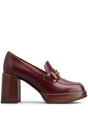 Tod's 90mm leather pumps - Red