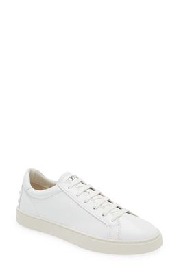 Tod's Allacciata Cassetta Low Top Sneaker in Bianco