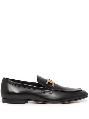 Tod's chain-detail loafer - Black