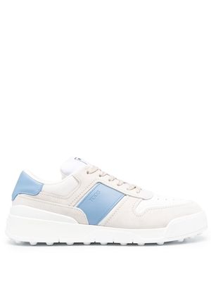 Tod's colour-block low-top sneakers - White