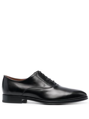 Tod's Francesina leather oxford shoes - Black