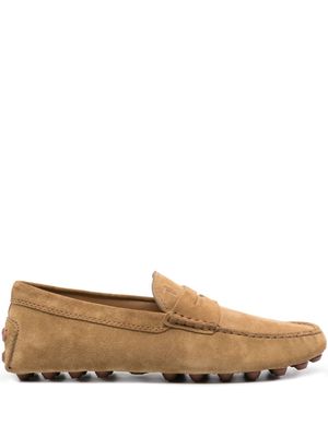 Tod's Gommino Bubble suede loafers - Neutrals