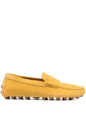 Tod's Gommino Bubble suede loafers - Yellow