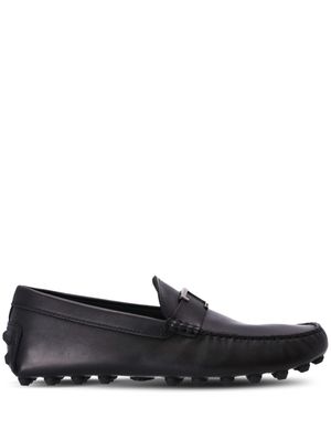 Tod's Gommino leather loafers - NERO