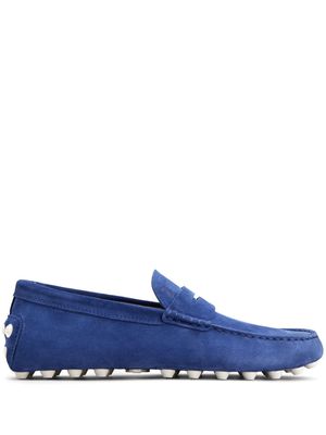 Tod's Gommino Macro 52K suede loafers - Blue