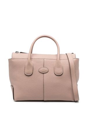 Tod's grained-leather tote bag - Neutrals