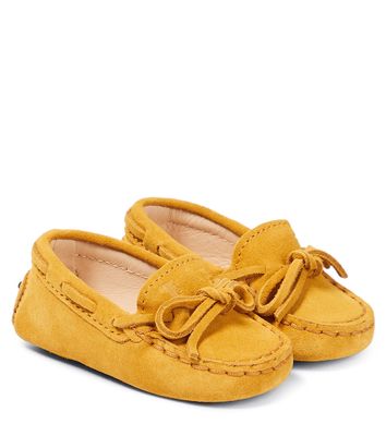 Tod's Junior Baby Gommino suede loafers