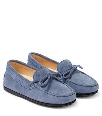 Tod's Junior Gommino suede driving loafers