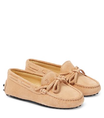 Tod's Junior Gommino suede loafers
