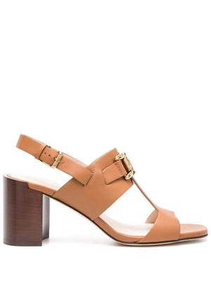 Tod's Kate 75mm leather sandals - Brown