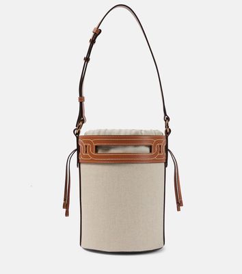 Tod's Kate Small leather-trimmed bucket bag