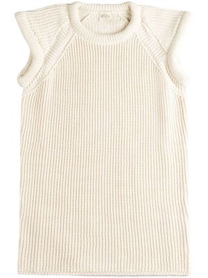 Tod's knitted cotton top - White