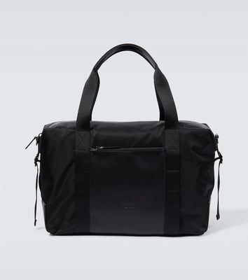 Tod's Large leather-trimmed duffel bag