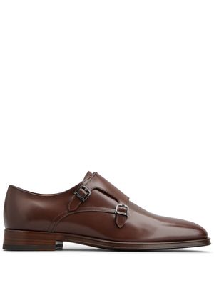 Tod's leather 55mm monk shoes - Brown