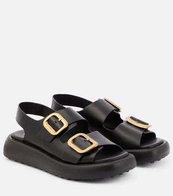 Tod's Leather buckled sandals
