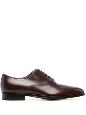 Tod's leather oxford shoes - Brown