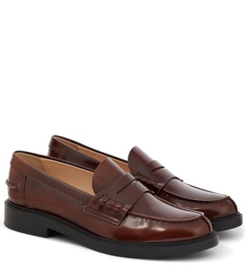 Tod's Leather penny loafers